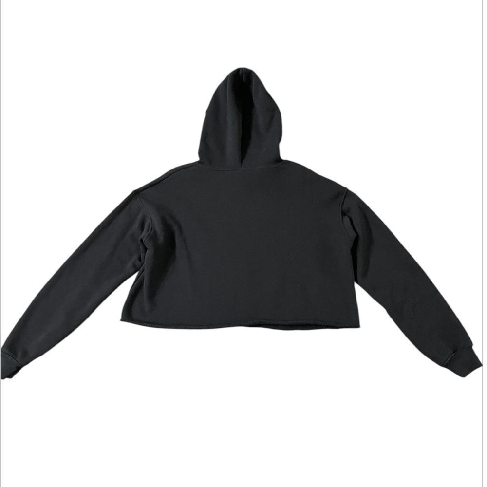 Bella Canvas Fleece Collection Black Crop Jacket Size M - Picture 4 of 9